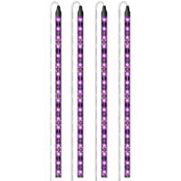 Pryeu - Tira de luces LED para coche- camión- furgoneta- moto- barco- iluminación interior- 30 cm- 12 cm- 2835 SMD- 4…